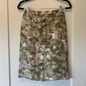 Banana Republic Linen Pencil Skirt, Size 0